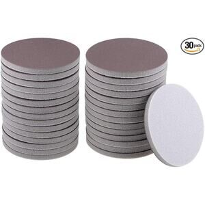 3-Inch Sanding Sponges Hook and Loop 2000 Grit 30 Pcs